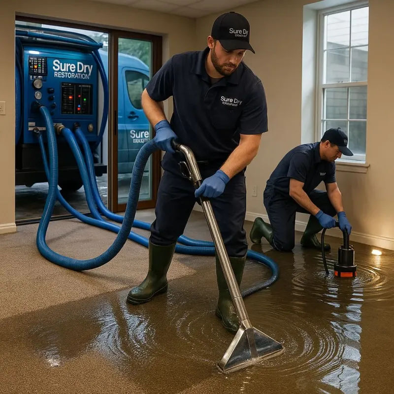 Water Extraction and Removal process in Canyon Lake, TX